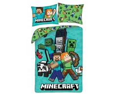 Halantex Vaikiškos Minecraft patalynės komplektas 140x200 cm, 2 dalys