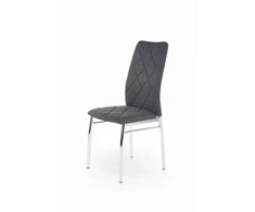Halmar K309 minkšta kėdė svetainei, valgomajam, tamsiai pilko audinio