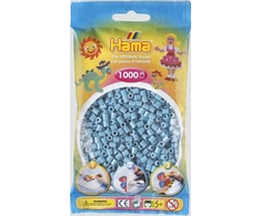 HAMA - 207-31 - Kūrybiniai užsiėmimai - Karoliukai ir papuošalai - 1000 turkio spalvos karoliukų maišelis
