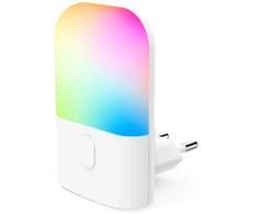 Hama Naktinė lempa LED „COLOR” DO GNIAZDKA, CZUJNIK ZMIERZCHU, ZMIANA KOLORÓW RGB