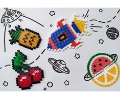 Hama MIDI lyginimo karoliukai 1000 karoliukų 207-02 kremas