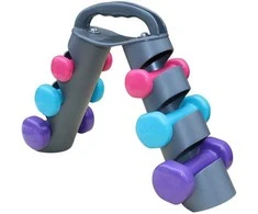 Hantelių rinkinys su stovu Merrybody 2x(1/2/3kg)