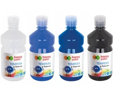 Happy Color "žiema" tempera dažų rinkinys, 4x0.5l