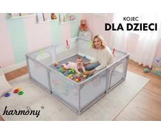 Harmony VAIKŲ ŽAIDIMAS 140x140 cm ŽAIDIMŲ AIKŠTELĖS SAUSAS BASEINAS + RANKENĖLES IR 50 KAMULIŲ