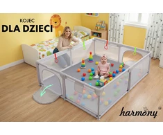 HARMONY VAIKŲ ŽAIDIMAS 140x200 cm ŽAIDIMO AIKŠTELĖ + 4x RANKENĖLES + 50 KAMULIŲ