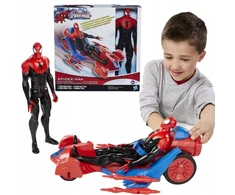 Hasbro Figūrėlė su priedais Spiderman (Žmogus voras) Titan Heroes Turbo Racer Car