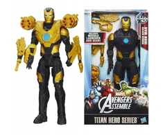 HASBRO LARGE FIGURE IRON MAN BUSTER + SHOOTING LAUNCHER TITAN HERO serija