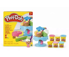 „Hasbro PLAY-DOH“ LEDŲ KARUSELĖ – LEDŲ KARUSELĖ 6 vamzdeliai