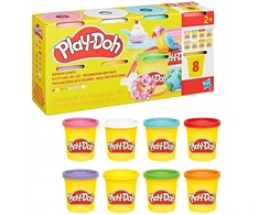 Hasbro Play-Doh žaidimų tešlos rinkinys 8 vaivorykštės spalvų pakuotės -