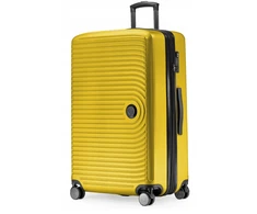 HAUPTSTADTKOFFER Mitte – didelis kietas lagaminas, 77 cm, 130 L, geltona