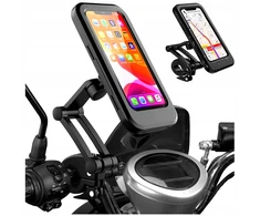 HD Motociklo telefono laikiklis, vandeniui atsparus dėklas, jutiklinis ekranas, tvirtas, stabilus