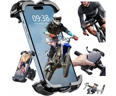 HD Universalus 360° dviračio telefono laikiklis, atsparus smūgiams, tvirtas išmanusis telefonas