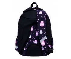 Head kuprinė mergaitėms, 3 skyrių, 27l, juoda/rožinė/multicolor