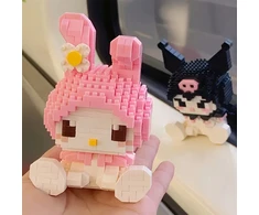 Hello Kitty statybiniai blokeliai, rinkinys 406 vnt, plastikiniai, 14 metų +