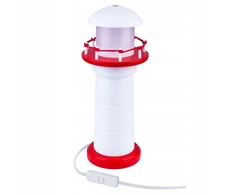 Hellux Lampa nocna Latarnia raudona