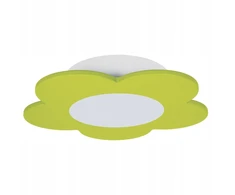 Lubinis šviestuvas Hellux Lampa sufitowa plafon Fiore LED žalia