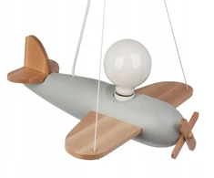 Hellux LAMPA SUFITOWA WISZĄCA ŻYRANDOL DZIECI Lėktuvas E27