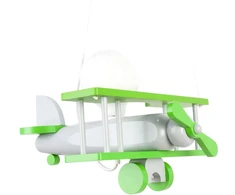 Hellux LAMPA WISZĄCA DZIECIĘCA Lėktuvas FLYKT, DREWNIANA, DO POKOJU DZIECKA, LED