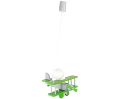 Hellux LAMPA WISZĄCA DZIECIĘCA Lėktuvas FLYKT, DREWNIANA, DO POKOJU DZIECKA, LED