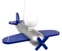 Hellux LAMPA WISZĄCA DZIECIĘCA Lėktuvas AVIARO, ŻYRANDOL, DREWNIANA, LED, E27
