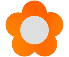Hellux Lampa wisząca Fiore LED pomarańcz