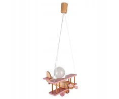 Hellux Lampa wisząca Samolot mały - naturalno-rožinė
