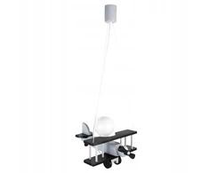 Hellux Lampa wisząca Samolot mały - szaro-juoda