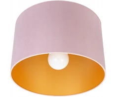 Hellux Lampa wisząca sufitowa abażur fi40 kula rožinė led