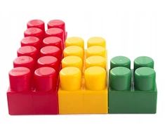Hemar BLOKALAI DĖŽĖJE SU DANČIU, KURIUOS KLAUSITE BLOKUS K2 KONSTRUKCINĖ DĖŽĖ