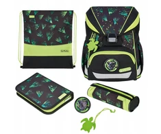 Herlitz Kuprinė pradinukams ULTRA LIGHT XL Jungle Explorer su priedais