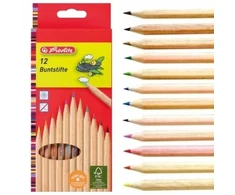 Herlitz Natura spalvoti pieštukai, 12 spalvų