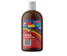Herlitz plakato dažai 500 ml, rudi