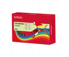 Herlitz plakato dažai, 6 spalvos, 20 ml