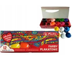 Herlitz plakatų dažai, 12 vnt. x 20 ml