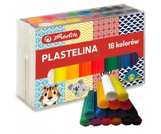 Herlitz plastilinas "cute Animals" 16 spalvų