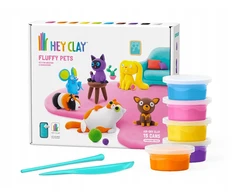 HEY CLAY - plastilino pūkuotieji gyvūnai FLuffY PETS