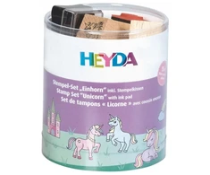 Heyda 15 antspaudų rinkinys su vienaragio pagalve