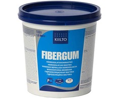Hidroizoliacinė mastika KIILTO FIBERGUM, su mikro pluoštu, 1,3kg