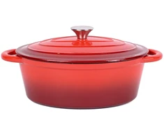 HIERRO ketaus skrudinimo keptuvė 29X11CM 4,2L Z/P Raudonas FLORINA