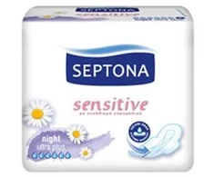 Higieniniai paketai Septona Sensitive Night plus 8vnt