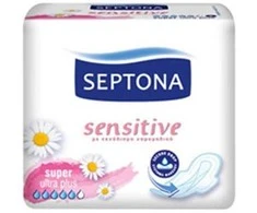 Higieniniai paketai Septona Sensitive Super plus 8vnt
