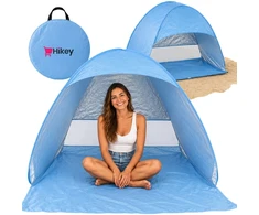 Hikey SAVIMI SURENKAMA TURISTINĖ POP-UP PAPLŪDŽIO palapinė, NEŠIOJAMAS UV+ dangtelis