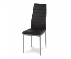 Hile Kėdė ECO LEATHER KĖDĖS juodos kojos pilkos 704B-TH