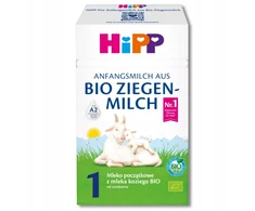 HiPP 1 OŽKŲ PIENAS Pienas kūdikiams iš ekologiško ožkos pieno 400g