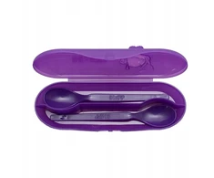 HiPP 2 Violetinė Spoons praktiškame dėkle