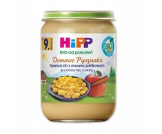 HiPP BIO desertas BLYNAI su obuolių padažu 190g po 9 mėn