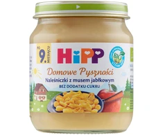 HiPP BIO desertas, blyneliai su obuolių padažu, 200g po 9 mėn