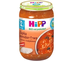HiPP BIO Junior Pomidorų sriuba su ryžiais ir kalakutiena po 12 mėnesio 250 g