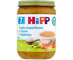 HiPP BIO kartoms krapų sriuba su ryžiais ir kalakutiena po 7 mėnesio