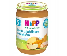 HiPP BIO kartoms moliūgų su obuoliu ir kalakutiena vakarienė 190 g